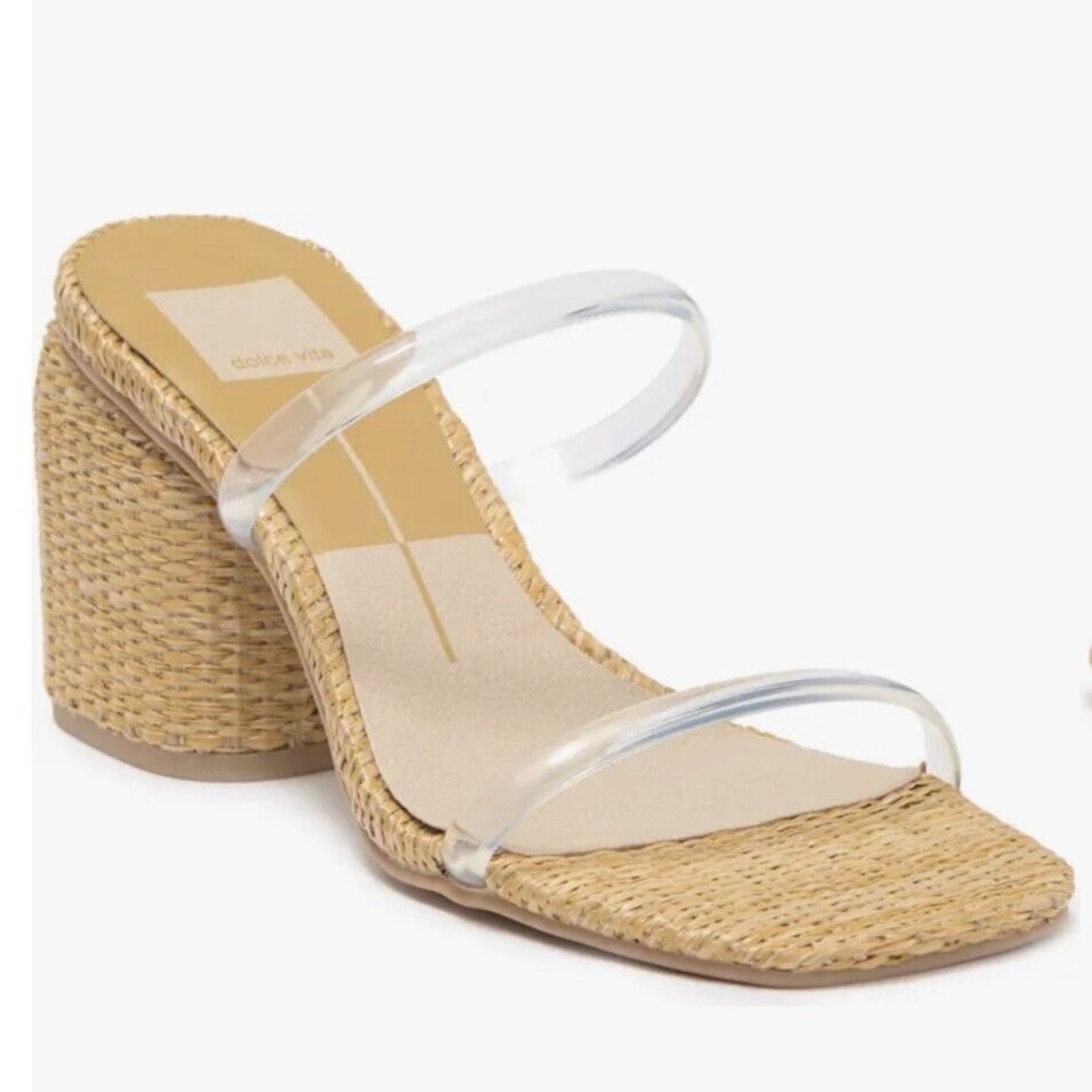 Dolce Vita Natie Clear Strap Jute